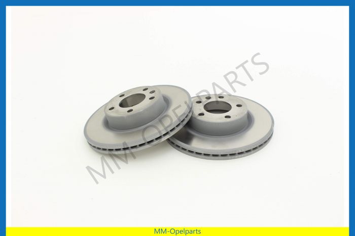 Brake discs front, 286 MM, ventilated SET 