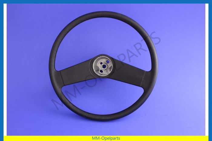 Steering wheel, 2 spokes, new but attention: has a bit damage (See pictures)