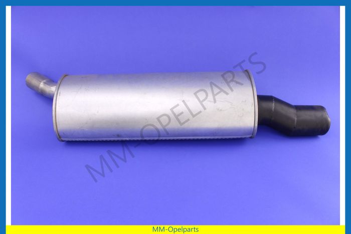 End silencer C18XE/C18XEL/C20XE Caravan  CURVED  PIPE