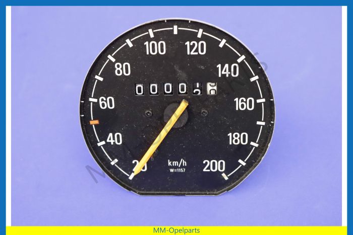 Speedometer without trip meter, road speed 1157