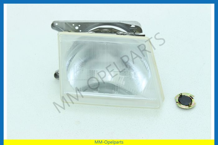 Headlight right Rechthoek Duplo Carrello