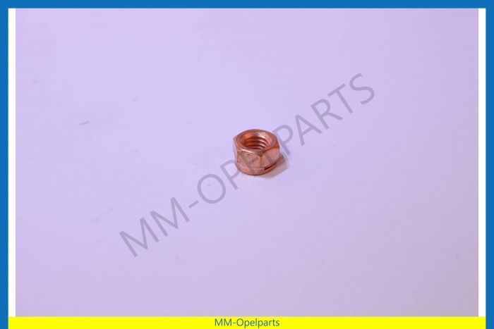 Copper nut, without collar, exhaust system.