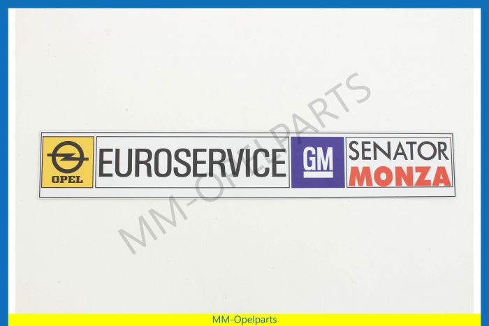 Billboard Opel Monza  Senator A  (reproduction)