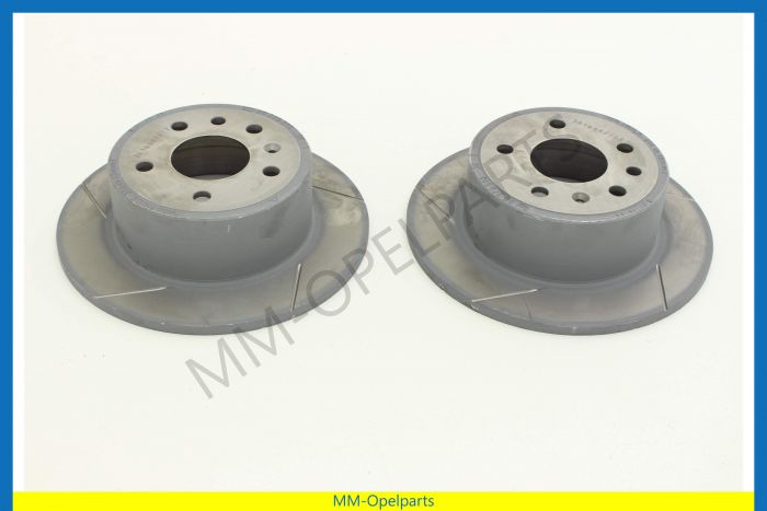 Brake discs rear, with grooves, 270x10 MM, SET