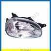 L.Head lamp H4 Corsa 93- arteb