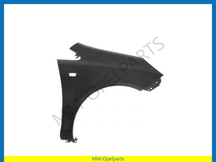Front wing right Corsa 06-, with hole for side lamp