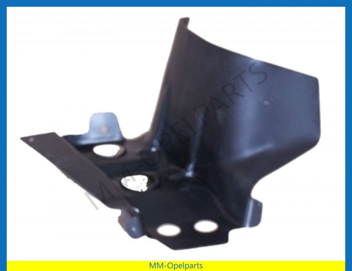 Cross member with jacking point front, left