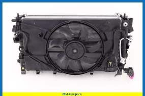 Complete radiator + Charge-air cooler + condenser + radiator fan