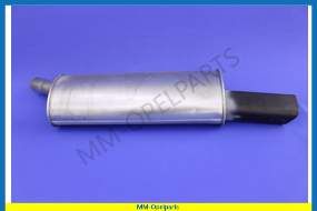 End silencer C18XE/C18XEL/C20XE Caravan (ident: LN) STRAIGHT PIPE