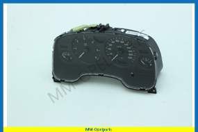 Instrumentpanel, complete, with black dial plate (KM/U)