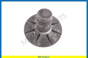 Rubber, rear spring, lower