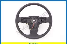 Steering wheel, 3 spokes, black (see info)