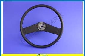 Steering wheel, 2 spokes, new but attention: has a bit damage (See pictures)