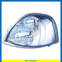 Headlight, H7/ H1, with actuator, AL,  [lux]: 30