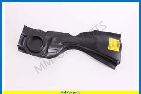 Chassis leg rear, with spring support over axle, right