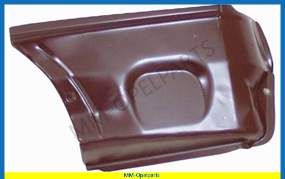 Rear lower corner, (VAN) left