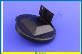 Spring support, rear, for eggshaped, upper, 50mm, (VAN) left and right