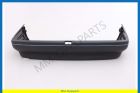 Rear bumper with carrier. Dark grey, Saloon