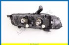 Headlight, left, (RH Traffic), Ident YW
