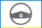 Steering wheel, 2-spokes ident: red strap for cable mounting