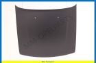 Bonnet with emblem hole