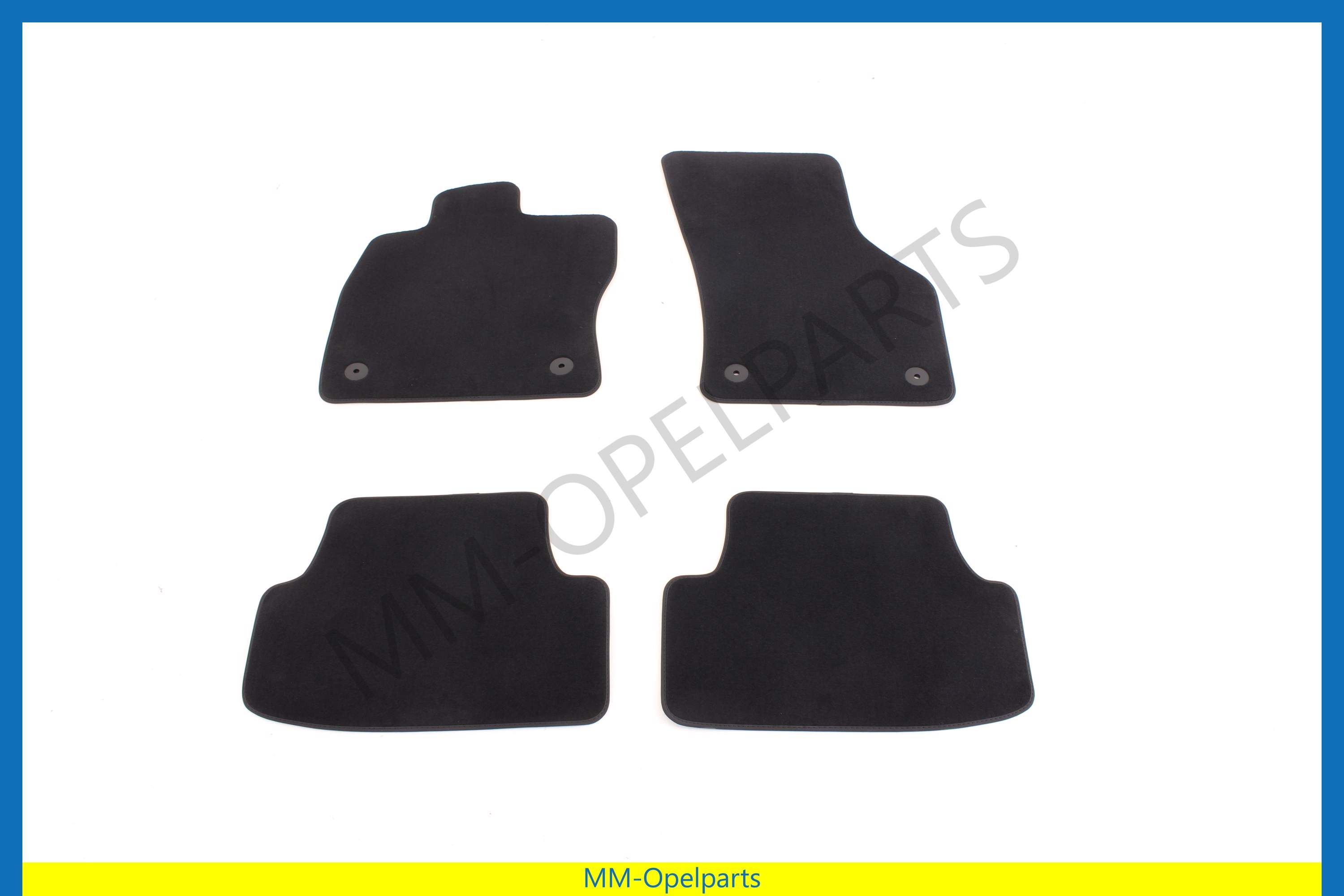 MM-Opelparts Fußmatten Satz Stoff golf 7 Schwarz Original Volkswagen  MM-Opelparts